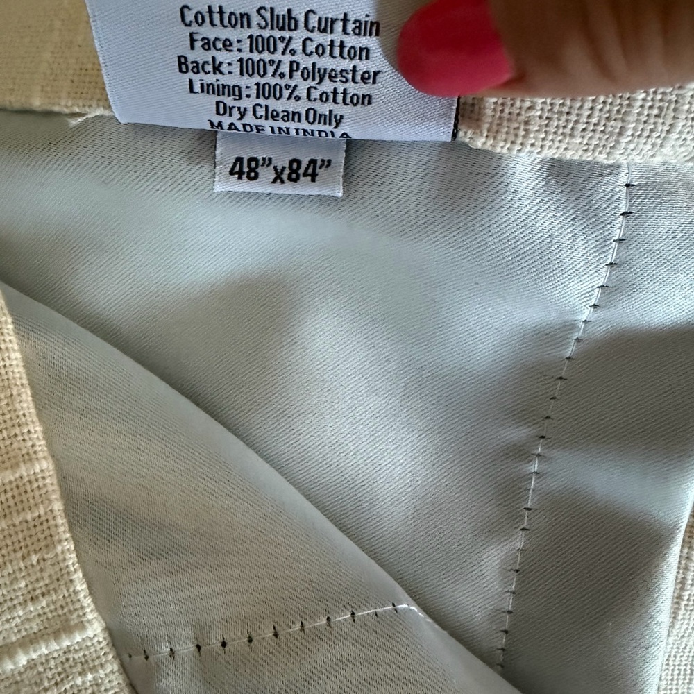 Quince Cotton Slub Room Darkening Curtains - Picture 8 of 9